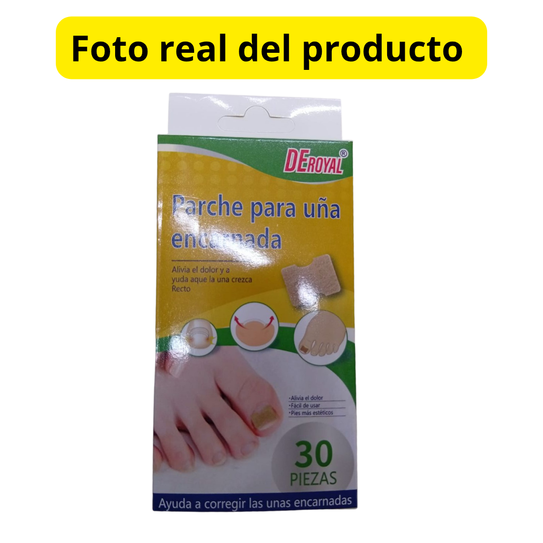 Caja 30 Parches Uñas Encarnadas